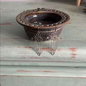 Silver Cloud Dangle Earrings